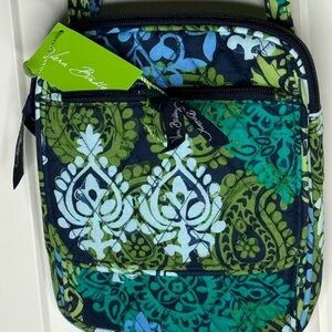 Vera Bradley Blue and Green Crossbody Bag